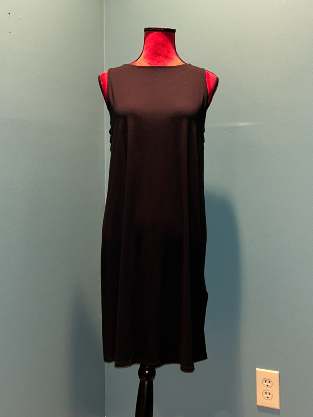 J. Jill Black Sleeveless Shift Dress Size XS